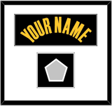 Golden State Name & Finals Patch - Black City (2021-2022) - Single Mat 1