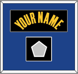 Golden State Name & Finals Patch - Black City (2021-2022) - Single Mat 2