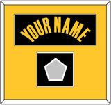 Golden State Name & Champions Patch - Black City (2021-2022) - Single Mat 3