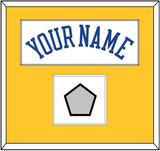 Golden State Name & Finals Patch - Home White (2010-2019) - Single Mat 2