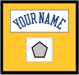 Golden State Name & Finals Patch - Home White (2010-2019) - Single Mat 2