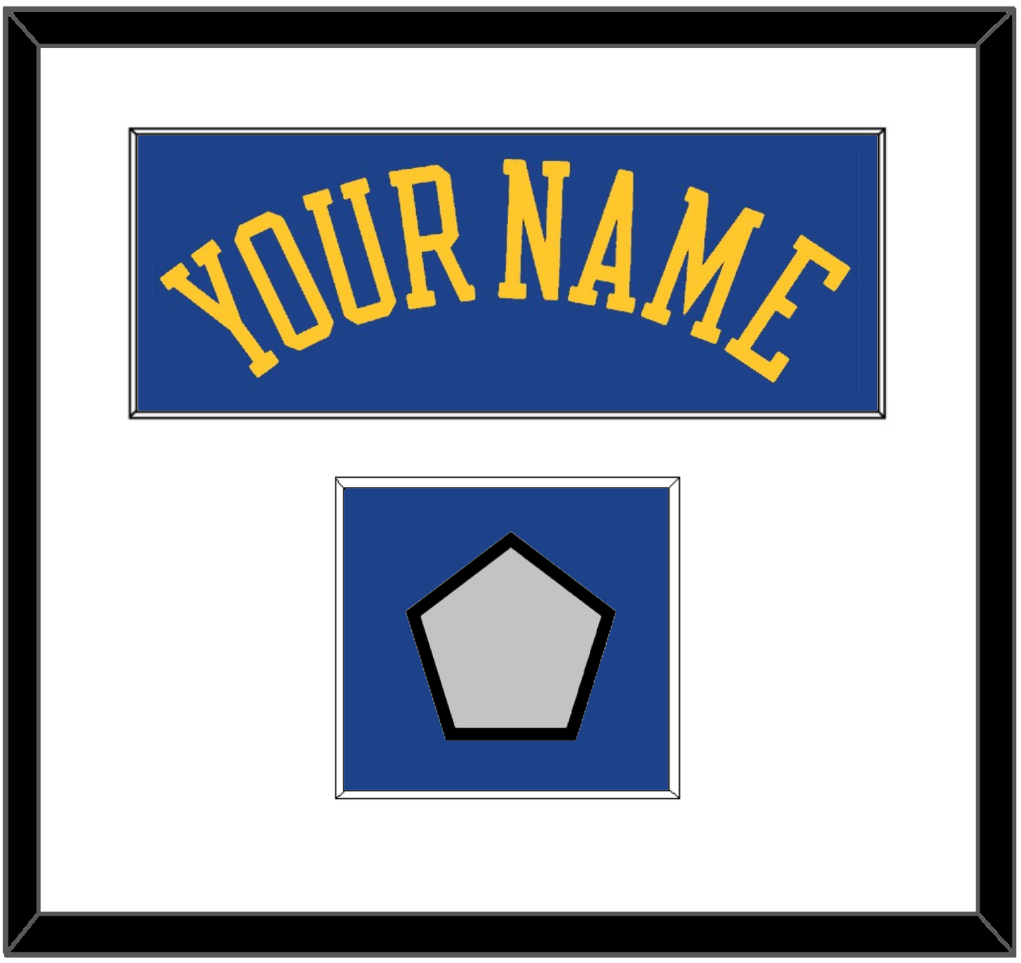 Golden State Name & Finals Patch - Road Blue (2010-2019) - Essential Tier 1