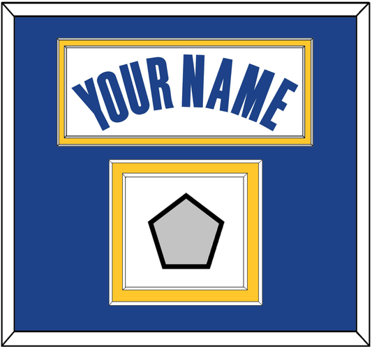 Golden State Name & Champions Patch - White Association - Signature Tier 2