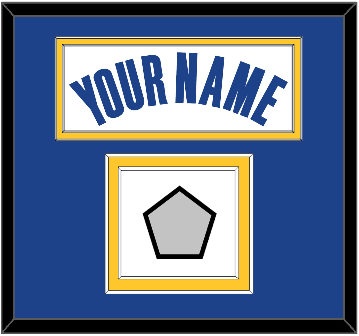 Golden State Name & Champions Patch - White Association - Signature Tier 2