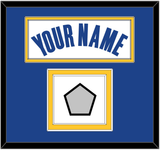 Golden State Name & Champions Patch - White Association - Double Mat 2