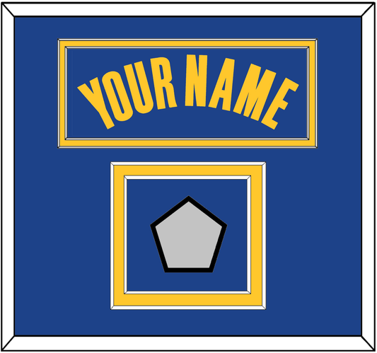 Golden State Name & Finals Patch - Blue Icon - Signature Tier 2