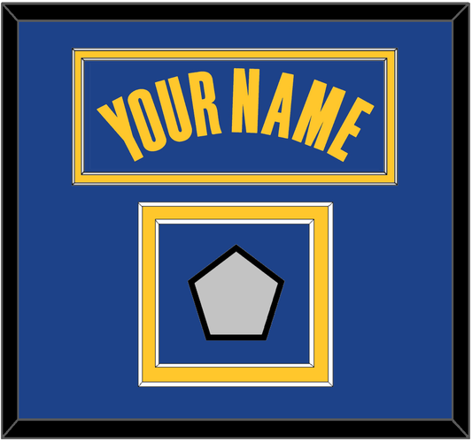 Golden State Name & Finals Patch - Blue Icon - Signature Tier 2