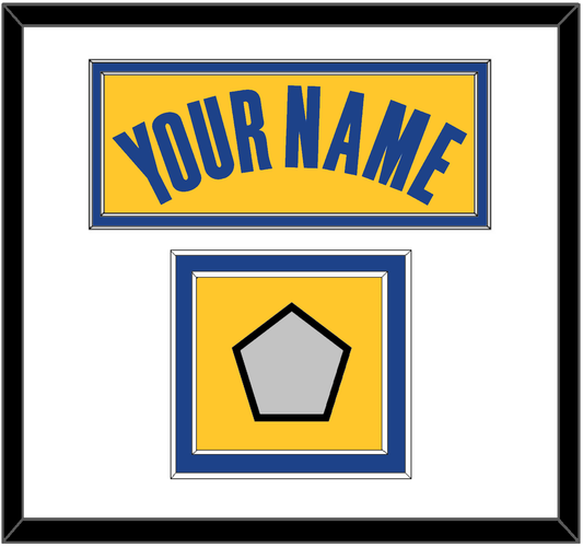 Golden State Name & Champions Patch - Yellow Statement (2019-2022) - Signature Tier 1