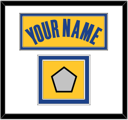 Golden State Name & Finals Patch - Yellow Statement (2019-2022) - Signature Tier 1