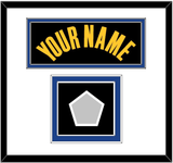 Golden State Name & Finals Patch - Black City (2021-2022) - Double Mat 1