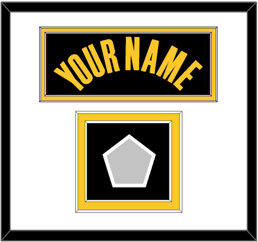 Golden State Name & Champions Patch - Black City (2021-2022) - Signature Tier 2