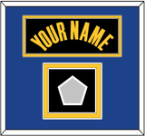 Golden State Name & Finals Patch - Black City (2021-2022) - Double Mat 3