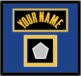 Golden State Name & Finals Patch - Black City (2021-2022) - Double Mat 3