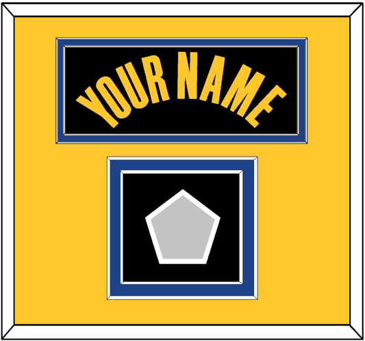 Golden State Name & Finals Patch - Black City (2021-2022) - Signature Tier 4