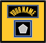 Golden State Name & Finals Patch - Black City (2021-2022) - Double Mat 4