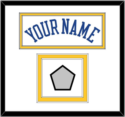 Golden State Name & Champions Patch - Home White (2010-2019) - Signature Tier 1