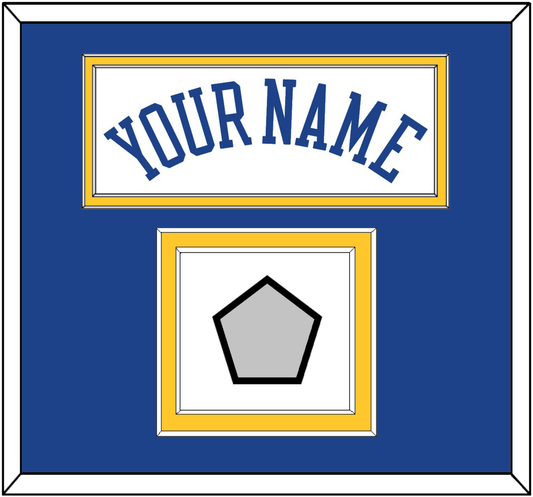 Golden State Name & Champions Patch - Home White (2010-2019) - Signature Tier 2