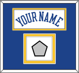 Golden State Name & Finals Patch - Home White (2010-2019) - Double Mat 2