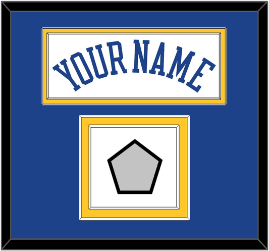Golden State Name & Champions Patch - Home White (2010-2019) - Signature Tier 2