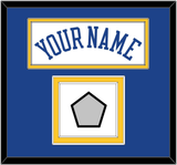 Golden State Name & Finals Patch - Home White (2010-2019) - Double Mat 2