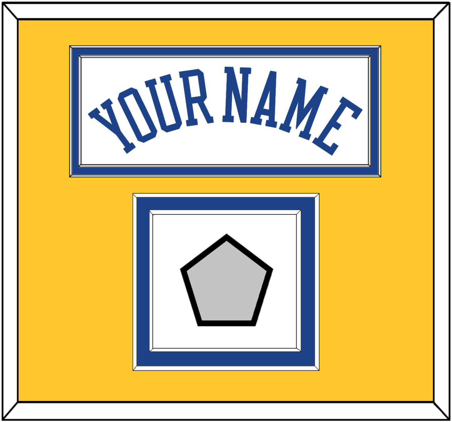 Golden State Name & Finals Patch - Home White (2010-2019) - Signature Tier 3