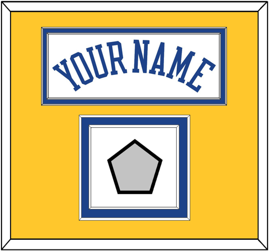 Golden State Name & Finals Patch - Home White (2010-2019) - Signature Tier 3