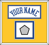 Golden State Name & Finals Patch - Home White (2010-2019) - Double Mat 3