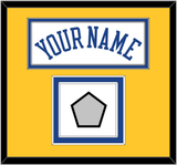 Golden State Name & Finals Patch - Home White (2010-2019) - Double Mat 3