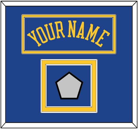 Golden State Name & Finals Patch - Road Blue (2010-2019) - Signature Tier 2