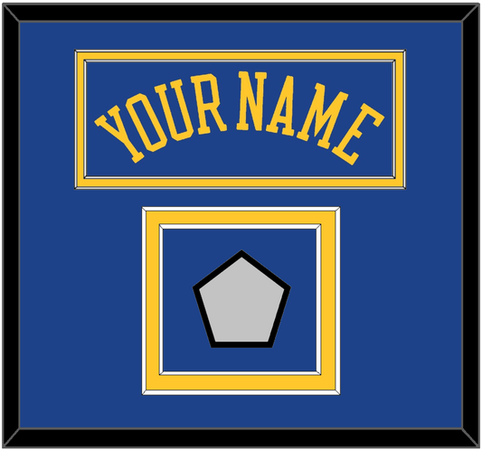 Golden State Name & Finals Patch - Road Blue (2010-2019) - Signature Tier 2