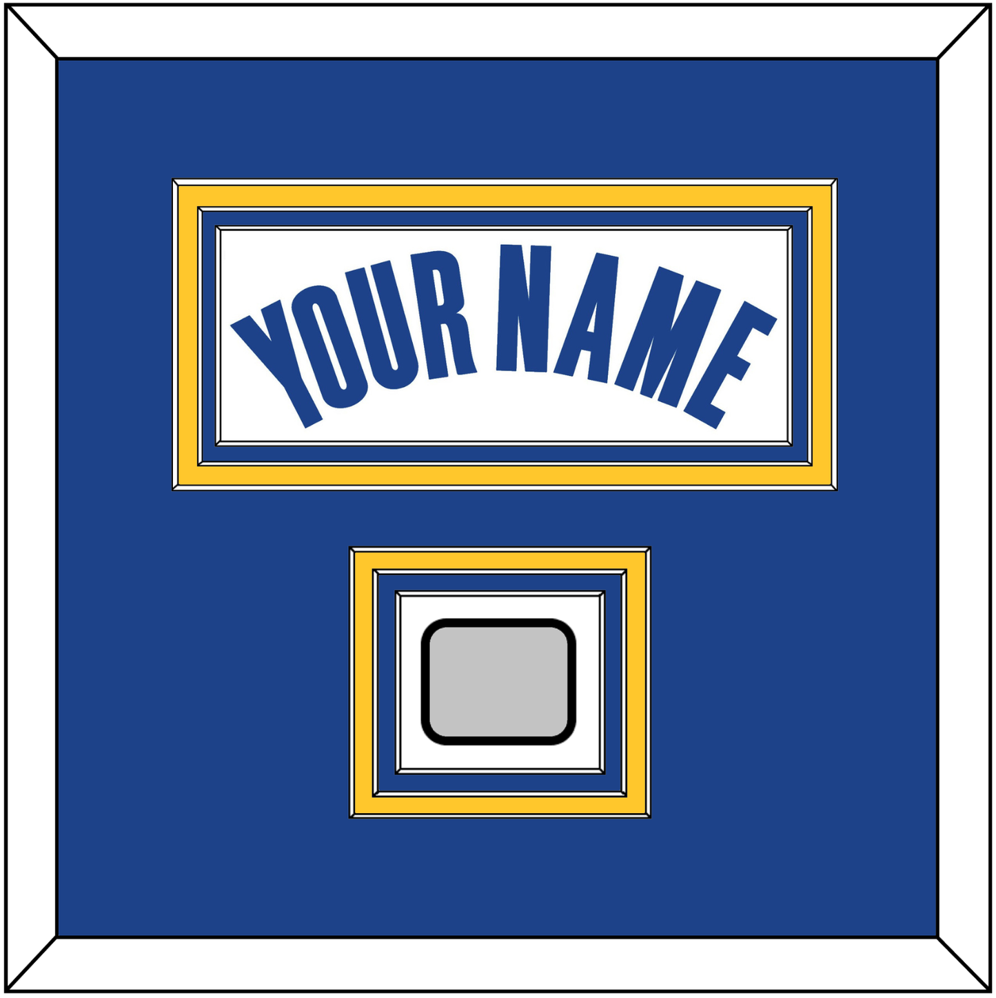 Golden State Name & Champions Patch - White Association - Premier Tier 2