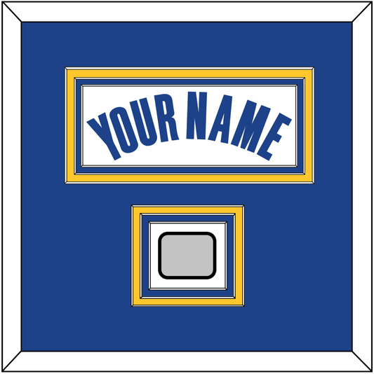 Golden State Name & Finals Patch - White Association - Premier Tier 2