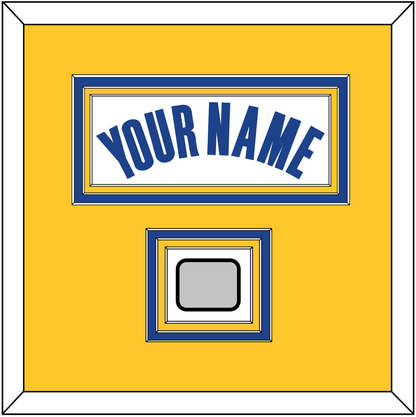 Golden State Name & Finals Patch - White Association - Premier Tier 3