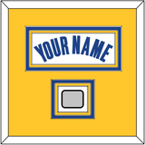 Golden State Name & Champions Patch - White Association - Triple Mat 3