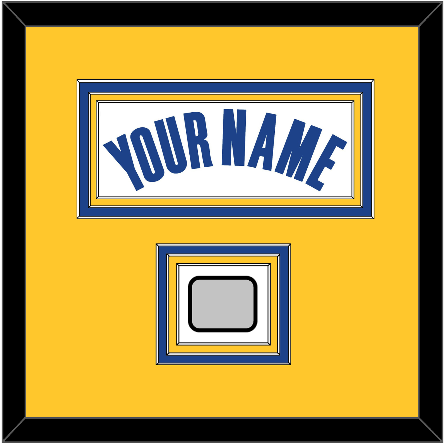 Golden State Name & Finals Patch - White Association - Premier Tier 3