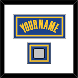 Golden State Name & Champions Patch - Blue Icon - Triple Mat 1