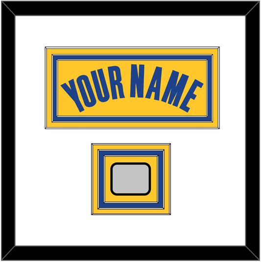 Golden State Name & Finals Patch - Yellow Statement (2019-2022) - Premier Tier 1