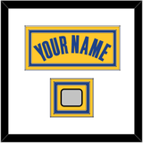 Golden State Name & Finals Patch - Yellow Statement (2019-2022) - Triple Mat 1