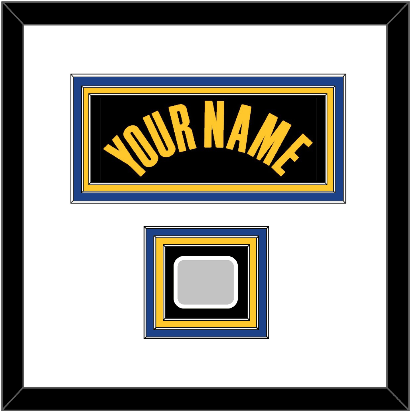 Golden State Name & Finals Patch - Black City (2021-2022) - Premier Tier 1