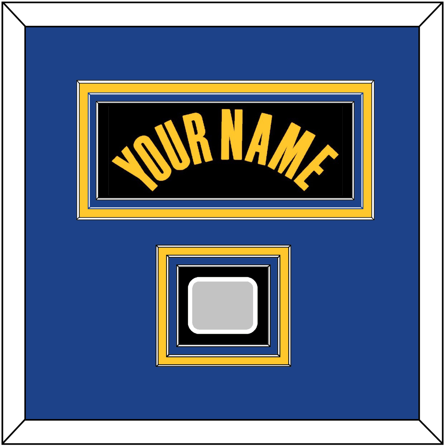 Golden State Name & Finals Patch - Black City (2021-2022) - Premier Tier 3