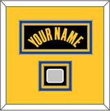 Golden State Name & Finals Patch - Black City (2021-2022) - Triple Mat 4