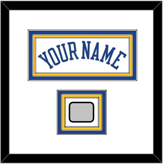 Golden State Name & Champions Patch - Home White (2010-2019) - Premier Tier 1