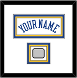 Golden State Name & Champions Patch - Home White (2010-2019) - Triple Mat 1