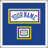 Golden State Name & Finals Patch - Home White (2010-2019) - Triple Mat 2