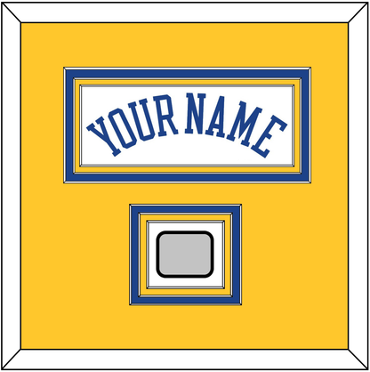 Golden State Name & Champions Patch - Home White (2010-2019) - Premier Tier 3