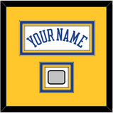Golden State Name & Champions Patch - Home White (2010-2019) - Triple Mat 3
