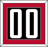 Houston Number - Black Statement - Single Mat 2