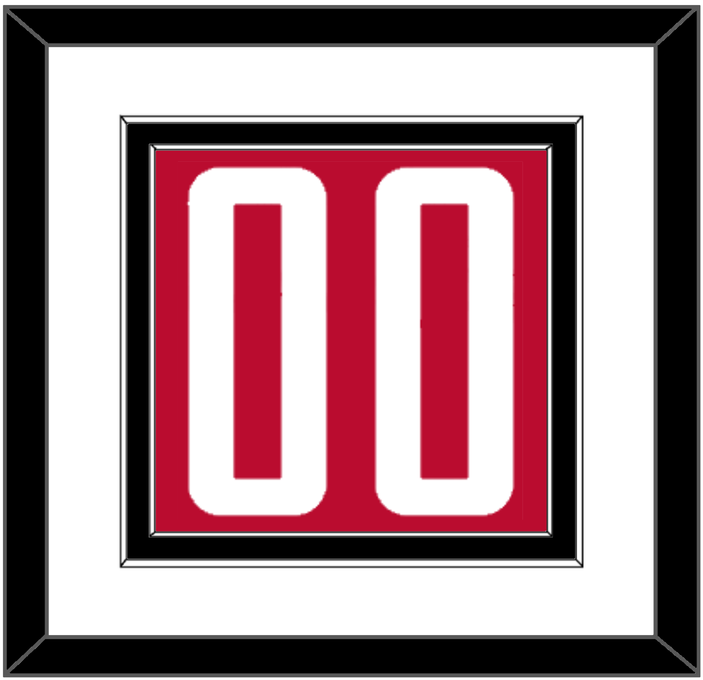Houston Number - Red Icon - Signature Tier 1