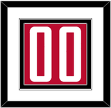 Houston Number - Red Icon - Double Mat 1