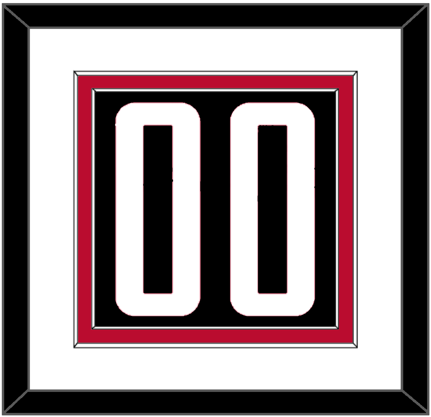 Houston Number - Black Statement - Signature Tier 1